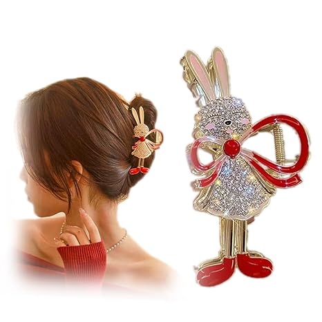 Rabbit Hair Clip