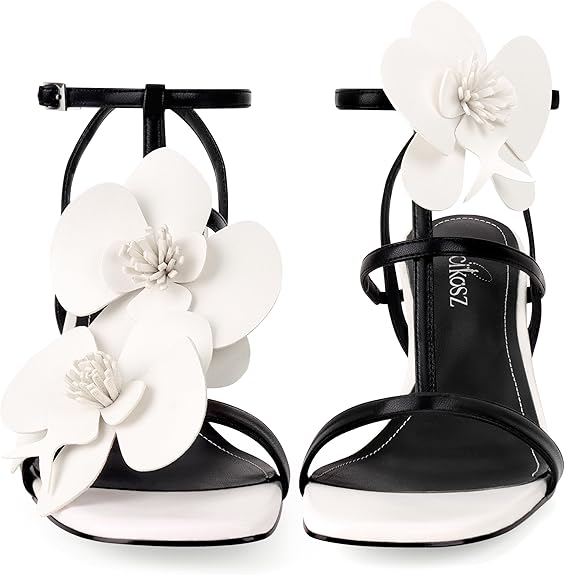 Floral High Heels Womens