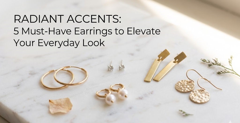 Radiant Accents: 5 Must-Have Earrings to Elevate Your Everyday Look