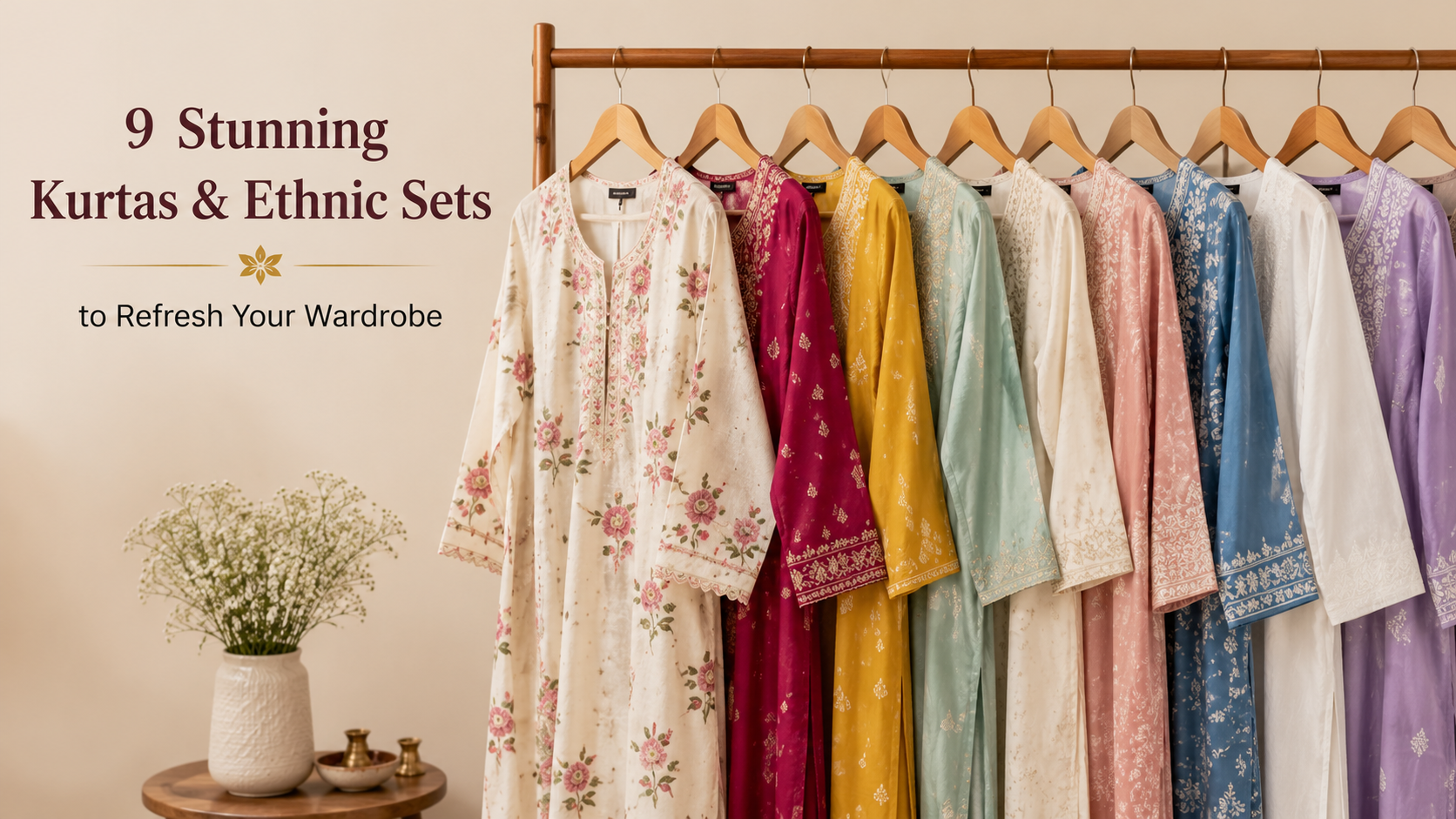 9 Stunning Kurtas & Ethnic Sets to Refresh Your Wardrobe