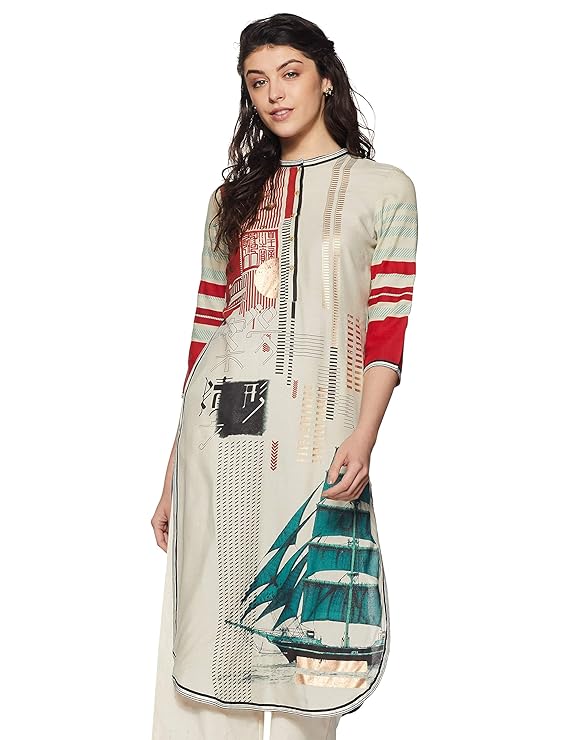 Rayon Straight Fit Straight Kurta