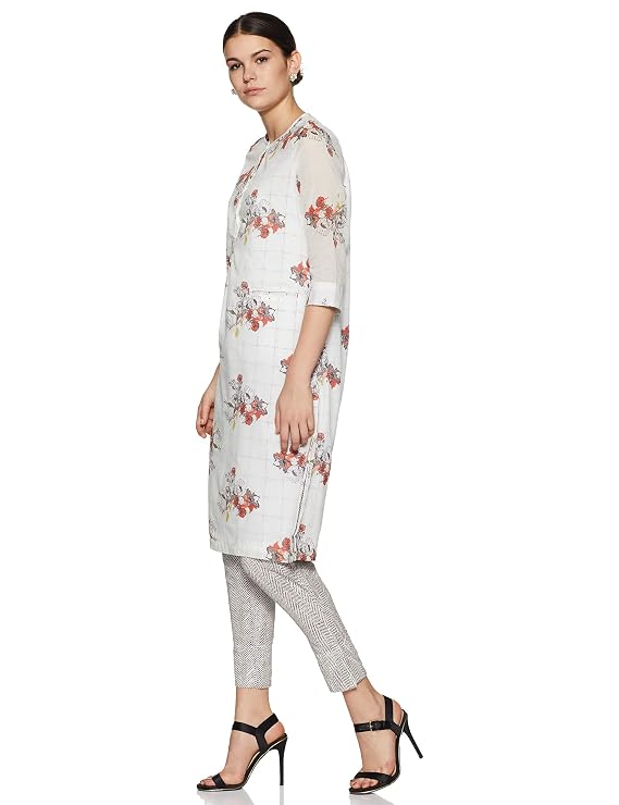 Floral Print Kurta