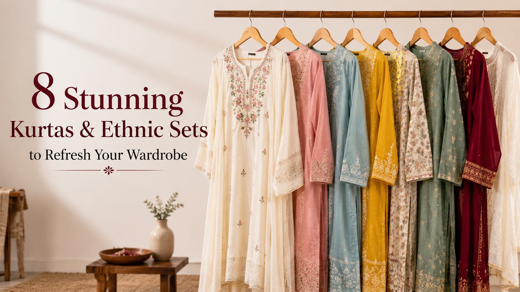 8 Stunning Kurtas & Ethnic Sets to Refresh Your Wardrobe