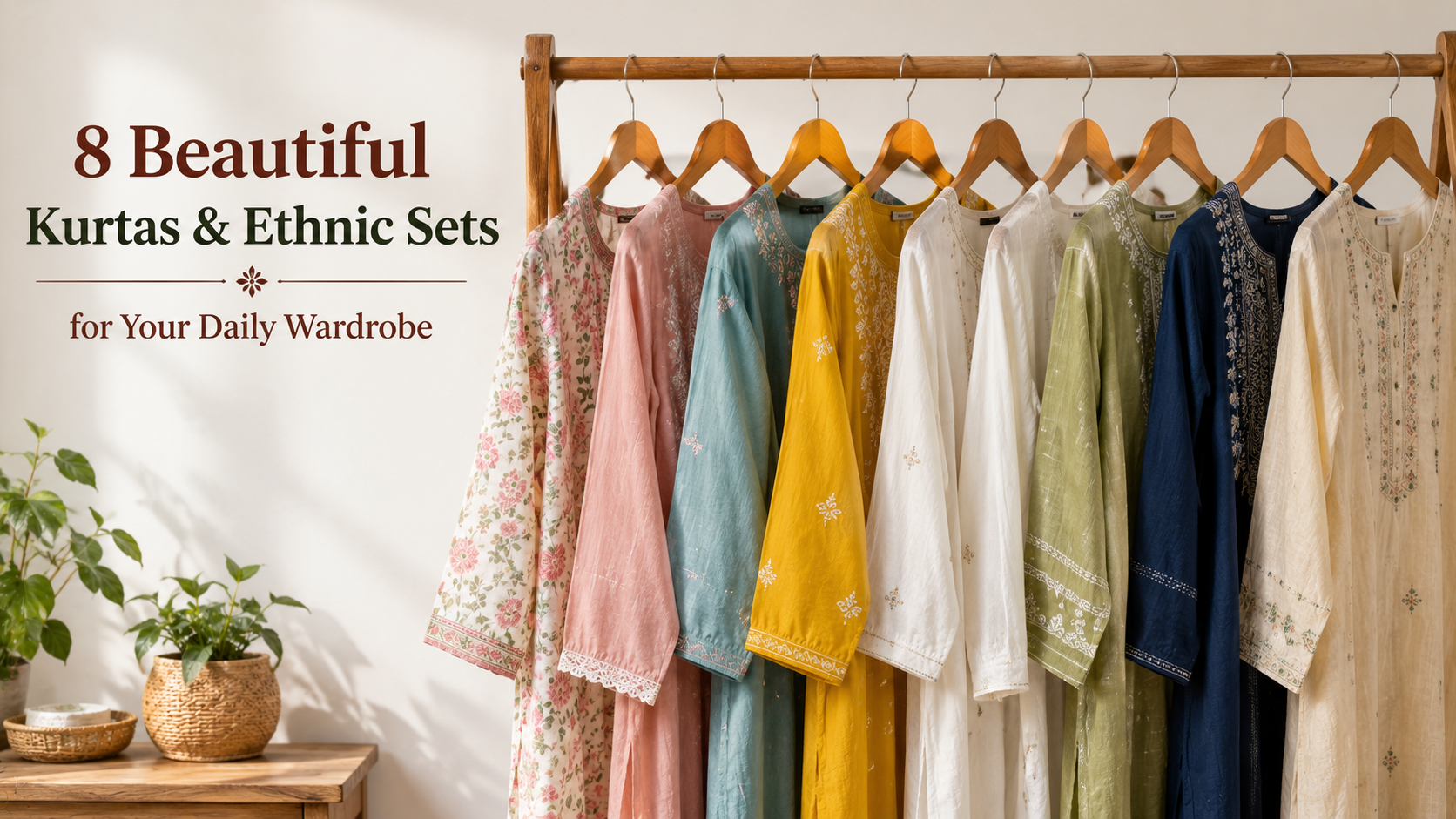 8 Beautiful Kurtas & Ethnic Sets for Your Daily Wardrobe