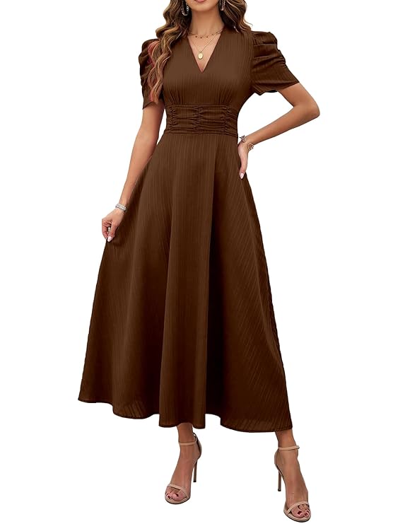 A-Line Maxi Dress for Women 