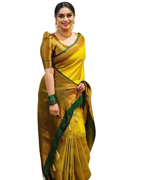 Silk Saree with Blouse Material