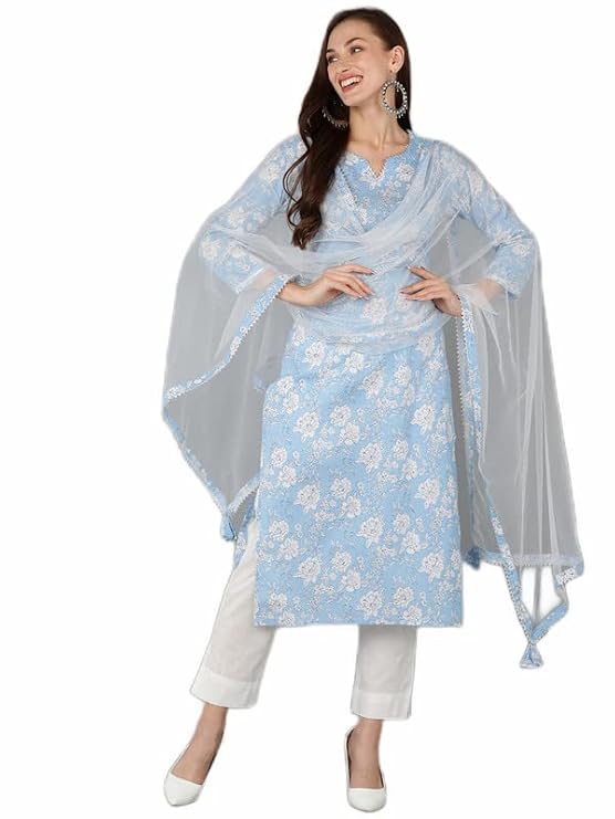 Kurta Trousers with Dupatta